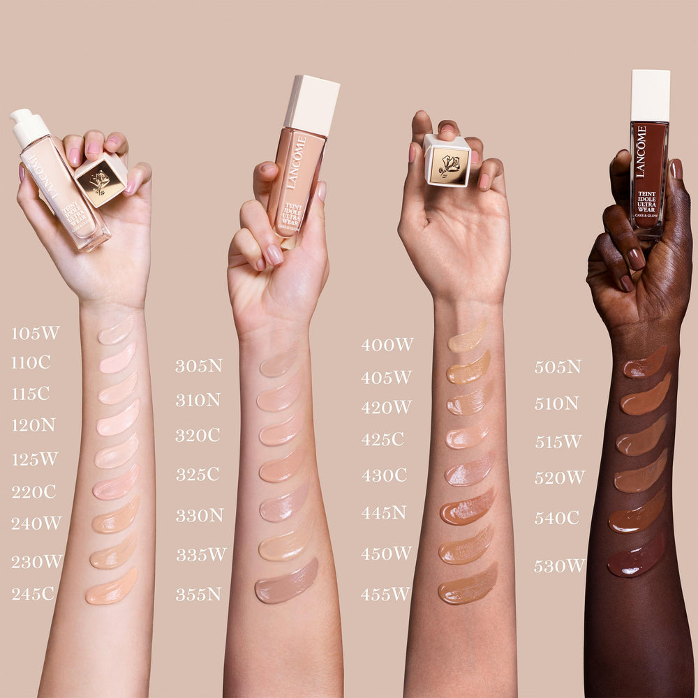 Lancôme Teint Idole Ultra Wear SPF 27 protection for daytime wear.