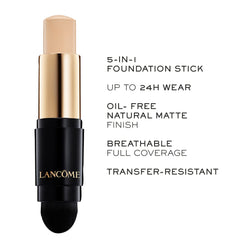 Lancôme Teint Idole Ultra Wear swatch reveals natural matte finish on skin.