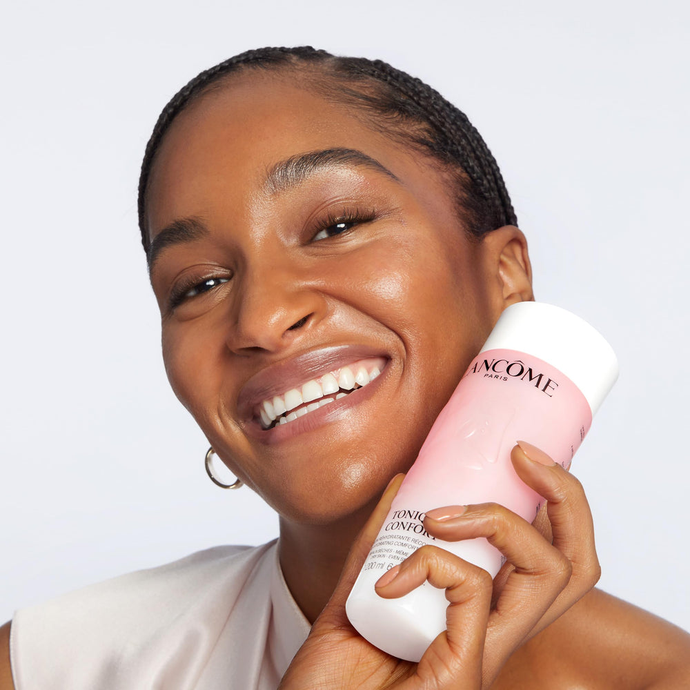 lancome tonique confort all skin types chart indicates broad suitability