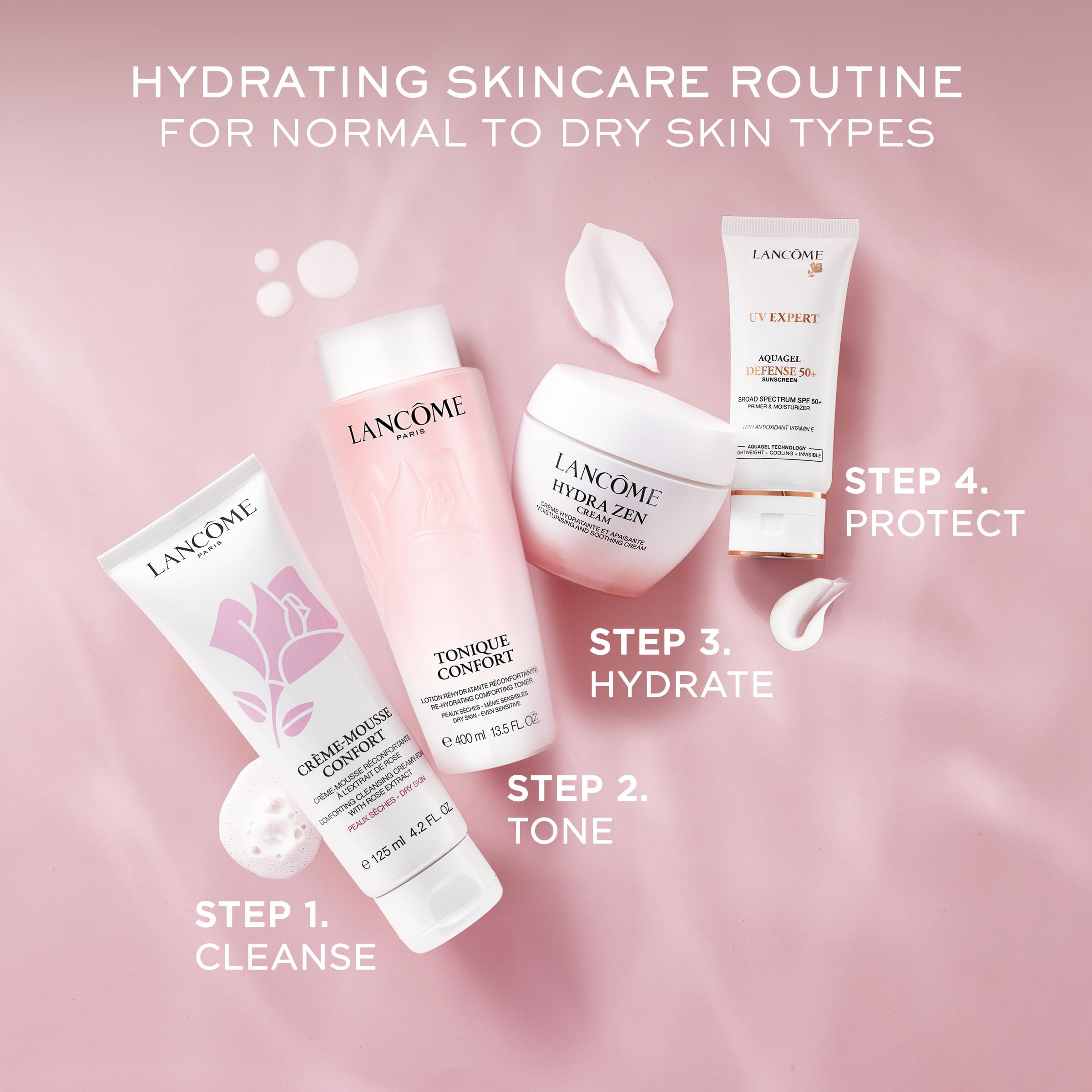 lancome tonique confort dermatologist-tested formula closeup signals safety