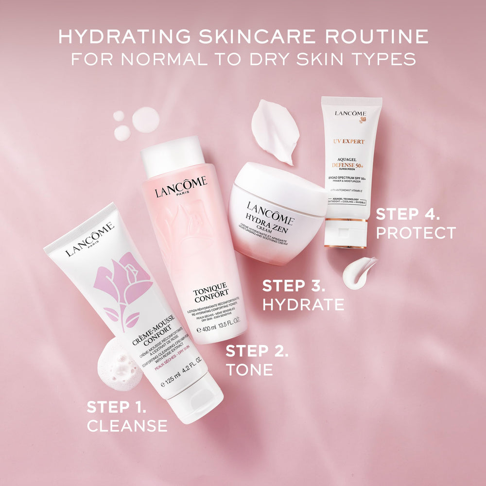 lancome tonique confort dermatologist-tested formula closeup signals safety