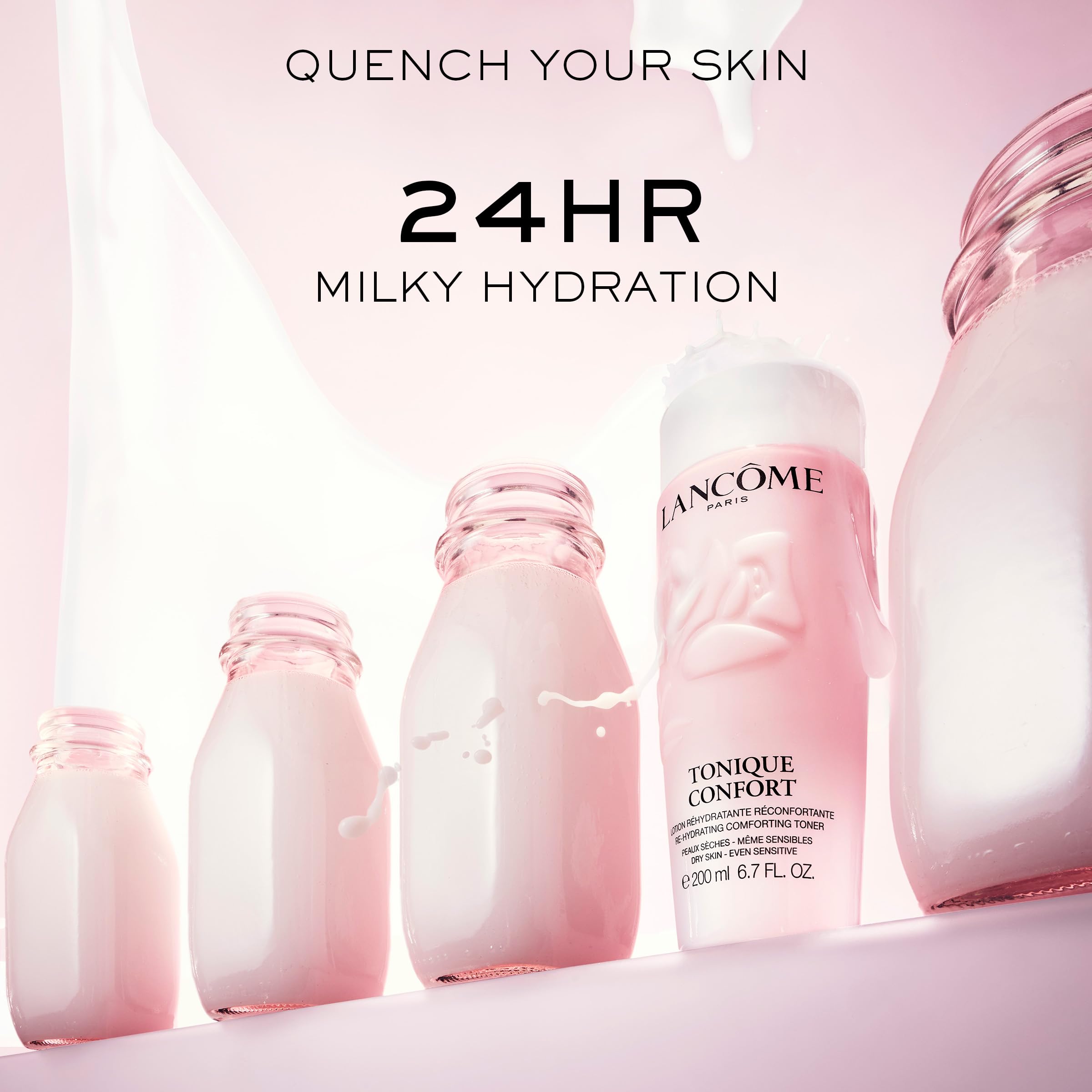 Lancôme Tonique Confort cotton pad usage suggests gentle prep before serums.