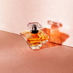 Lancôme Trésor 1oz bottle provides portable, everyday elegance.