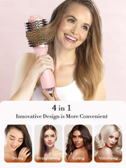 LANDOT ion technology reduces frizz for shinier, healthier-looking hair.