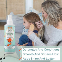 Lane & Co detangler with avocado and coconut oils for nourished hair