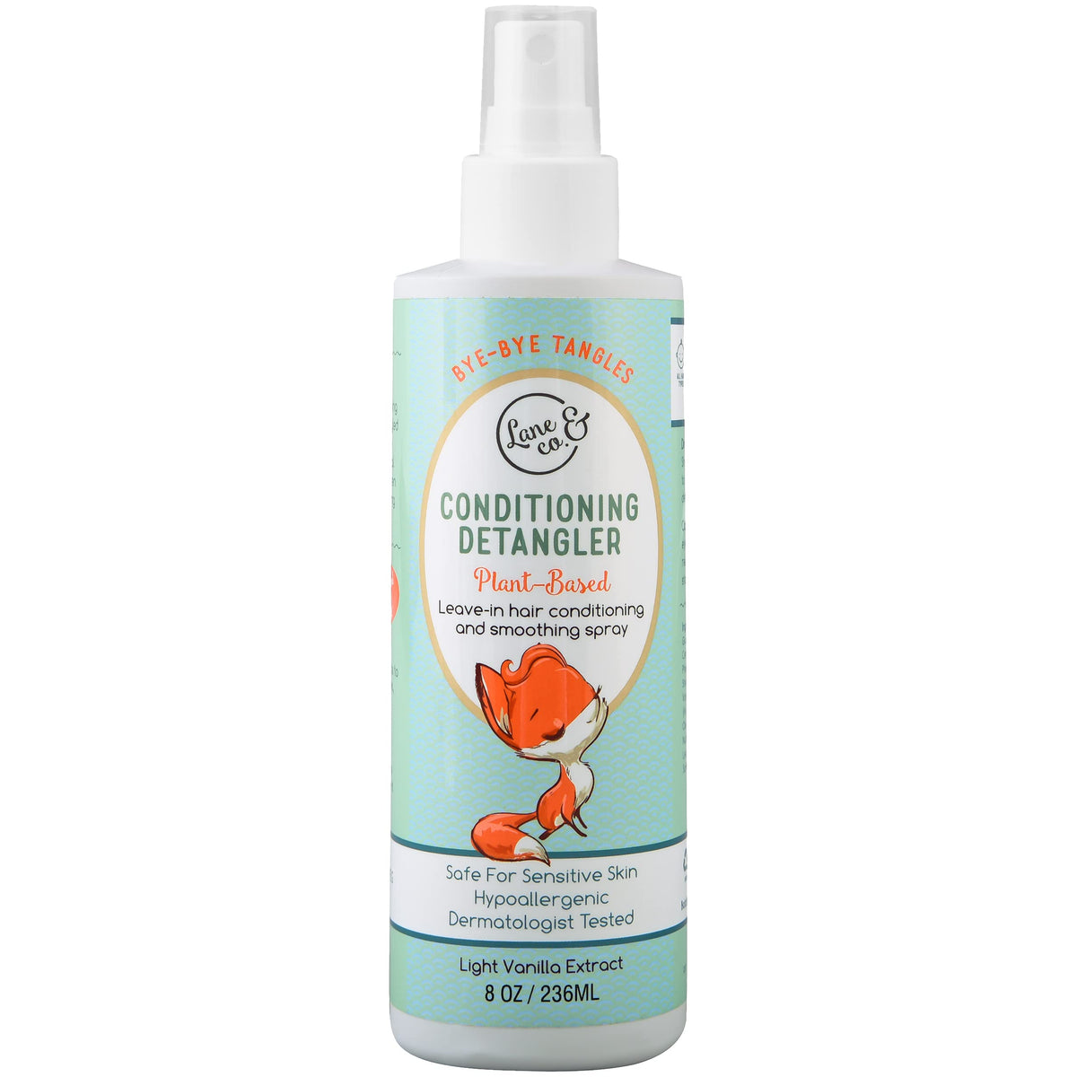 Lane & Co conditioning detangler bottle ready for easy detangling