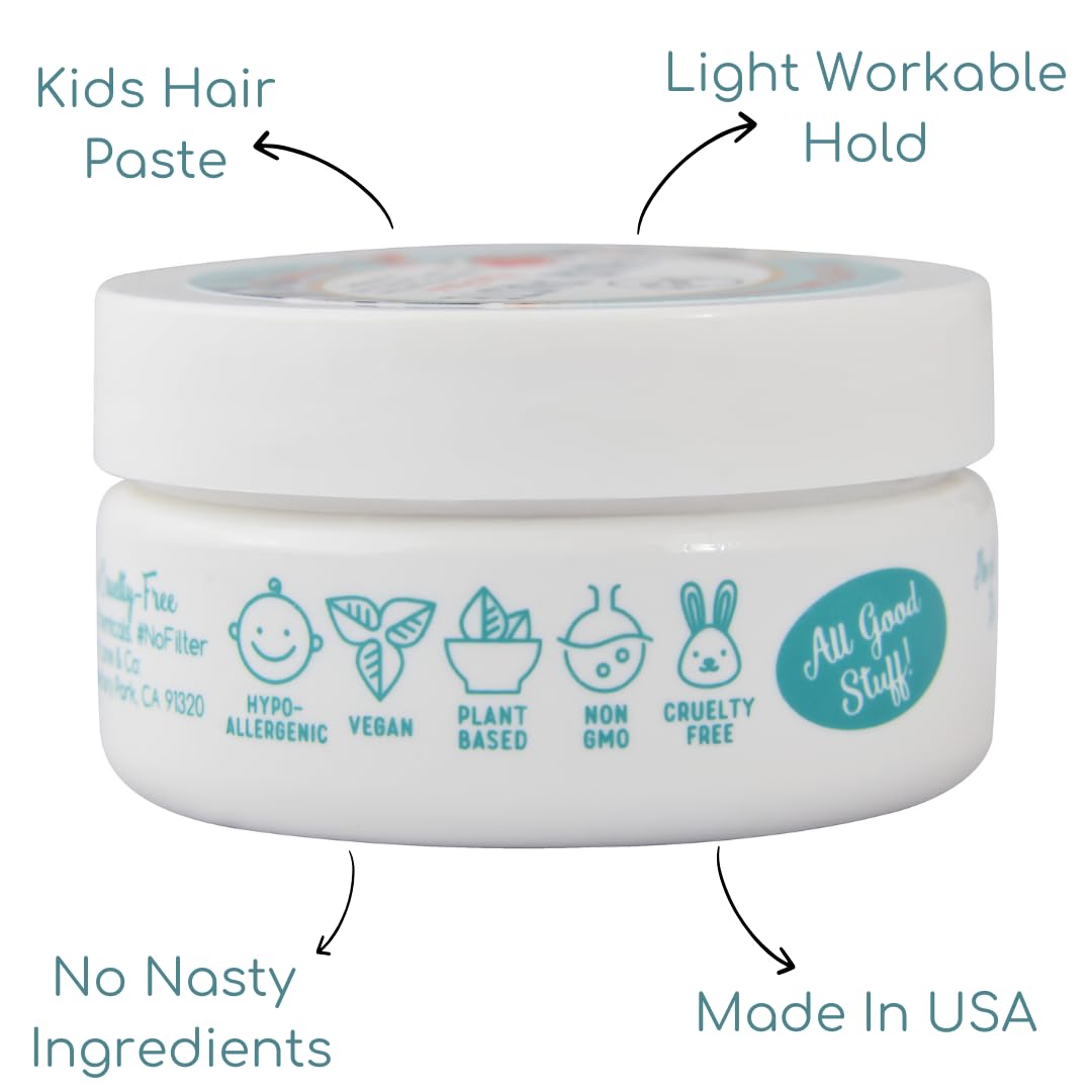 LANE & CO Hair Paste travel-size tub; ideal for on-the-go touch-ups.
