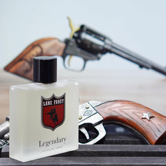 Lane Frost Legendary top notes with grapefruit and bergamot for fresh citrus allure.