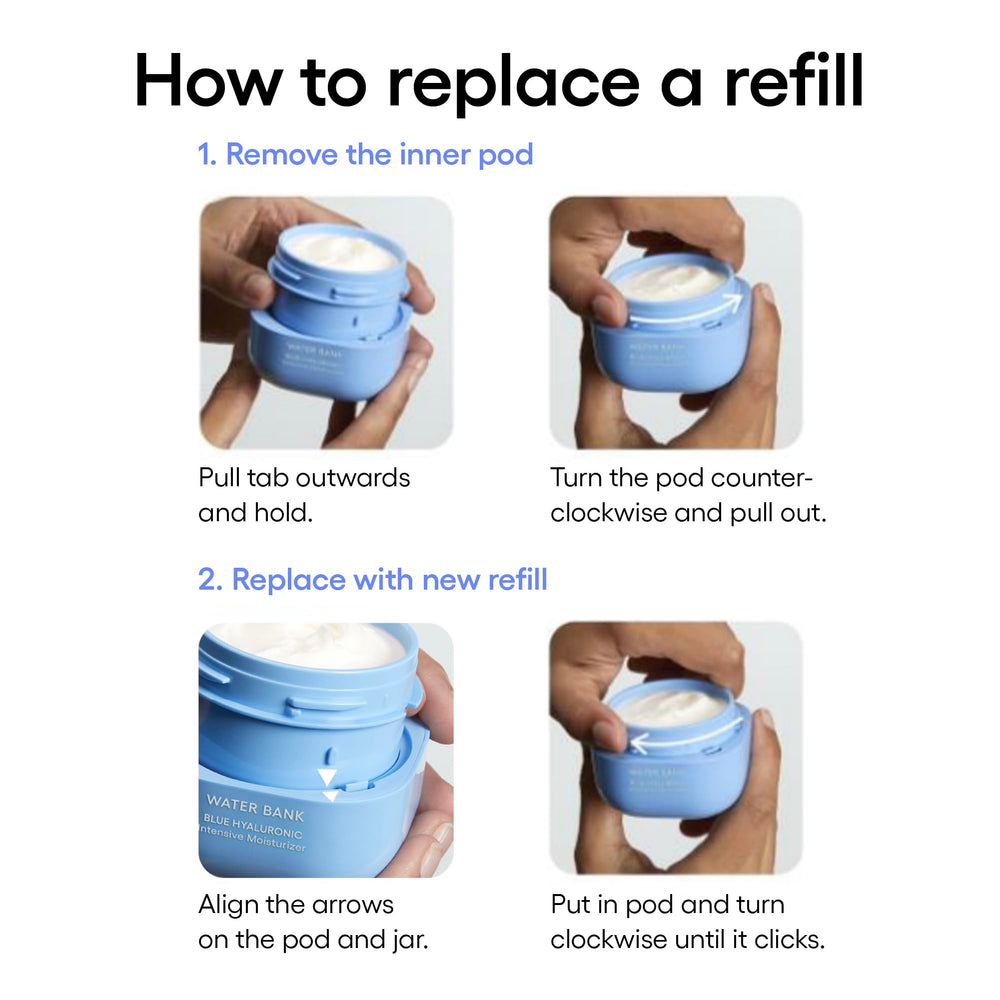 LANEIGE before and after hydration visual showing improved skin texture benefit