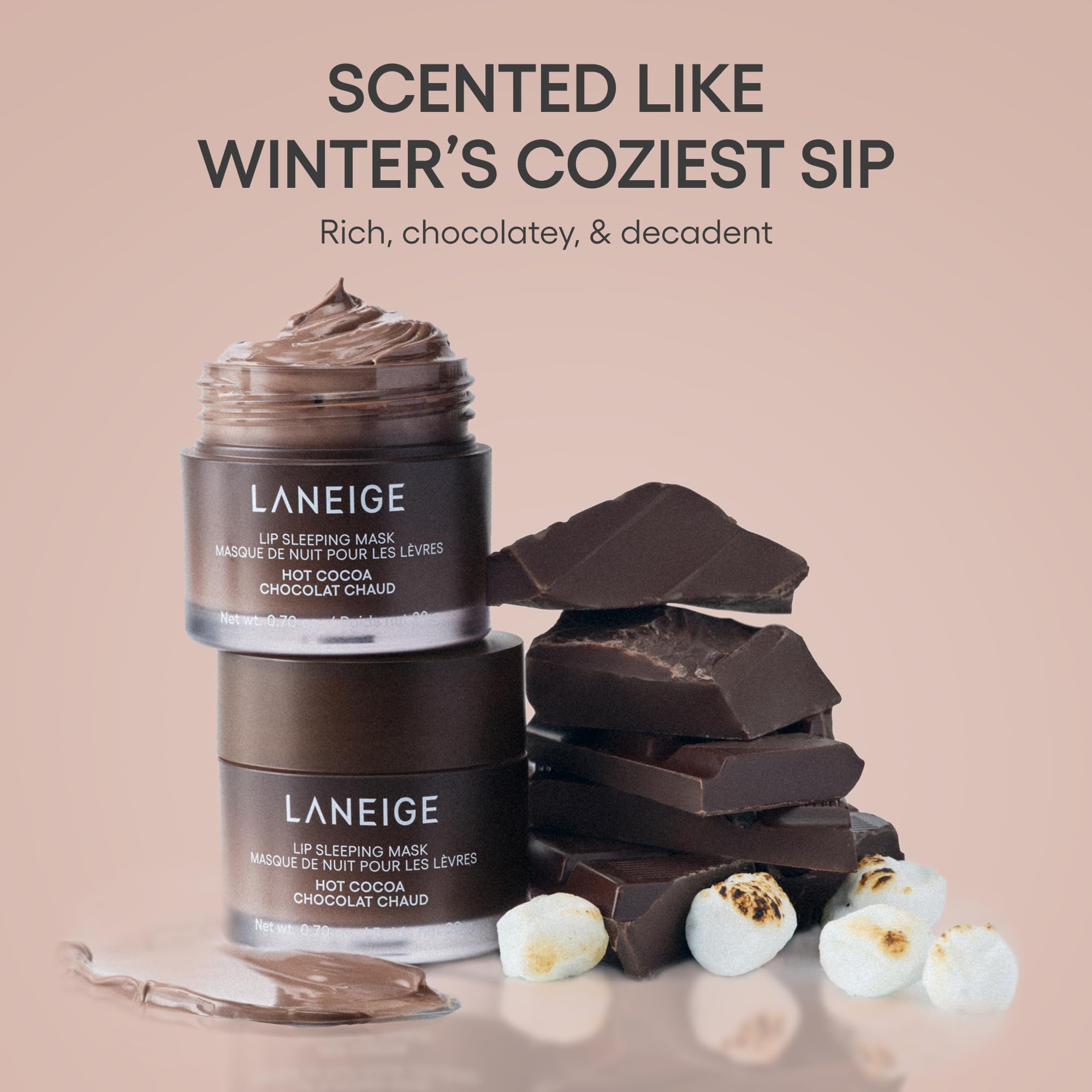 LANEIGE before and after lips showing smoother, softer results