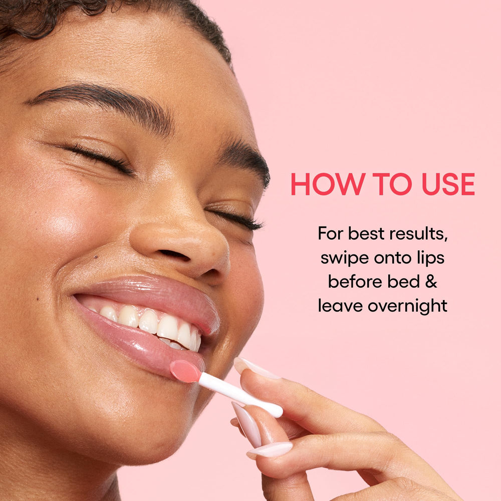 LANEIGE jar on nightstand lifestyle scene showing easy night routine benefit