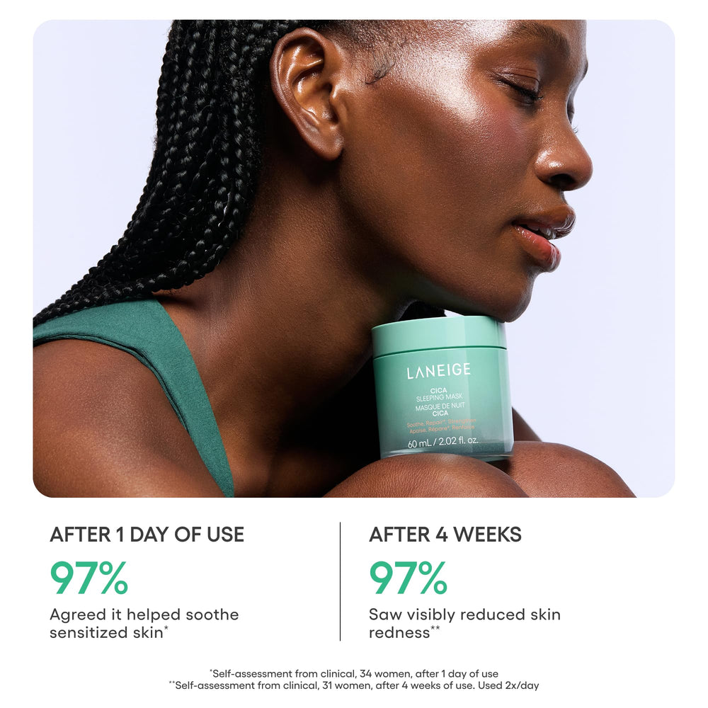 LANEIGE Centella ingredient focus illustrating calming skin support