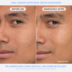 LANEIGE close-up texture highlighting blue hyaluronic network for moisture