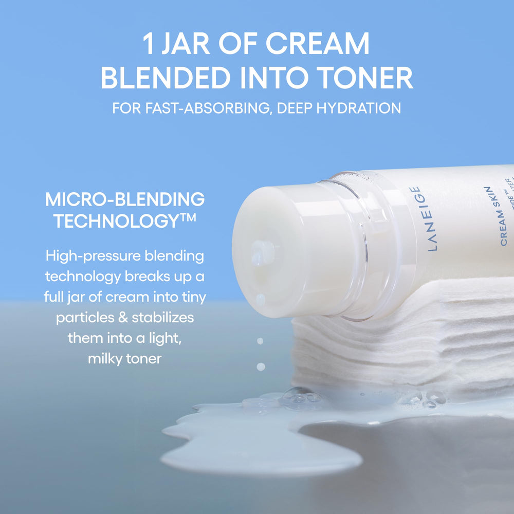 LANEIGE product on bathroom shelf lifestyle image showing daily use