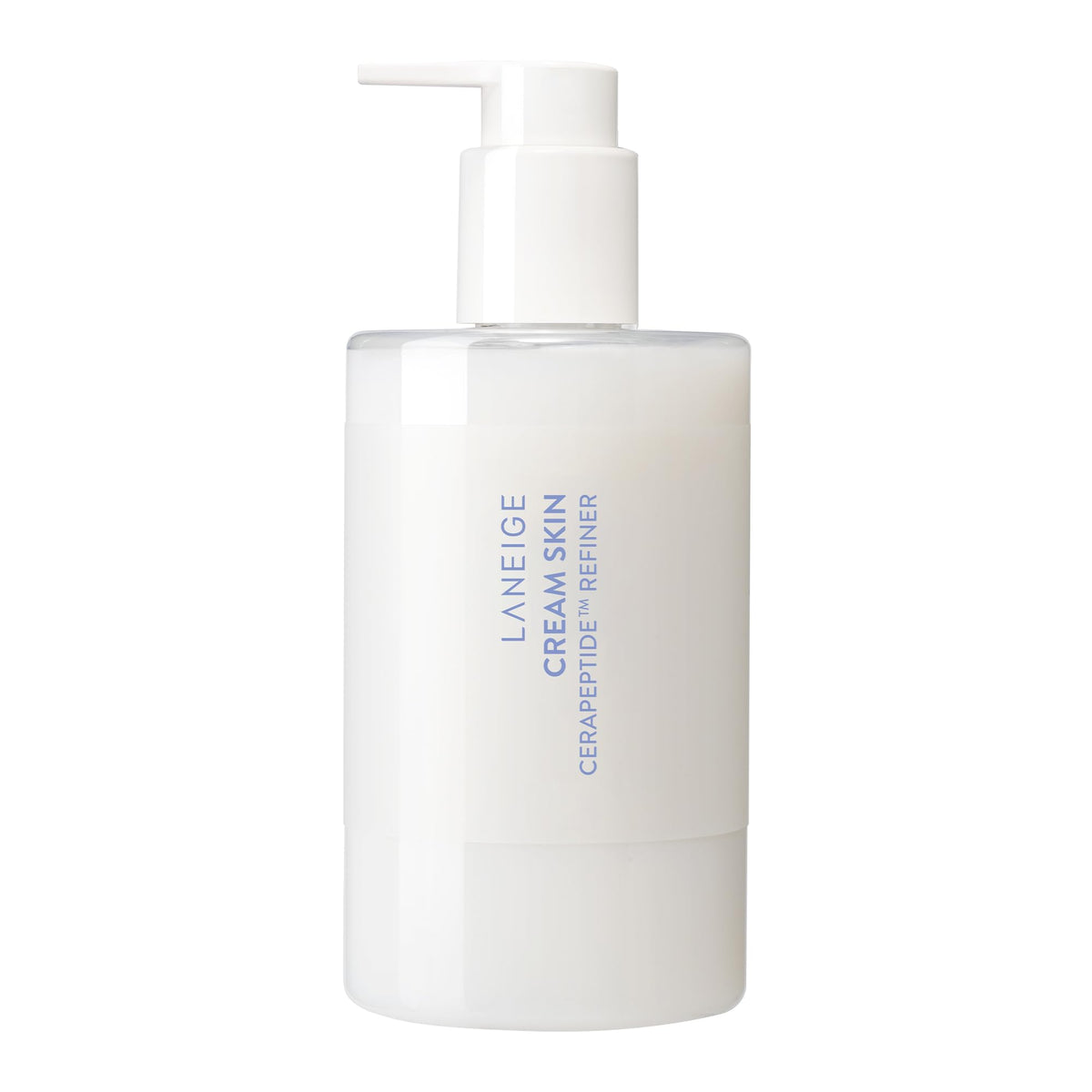 LANEIGE front packaging jumbo bottle showing refillable benefit