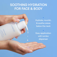 LANEIGE pump dispenser detail for precise, hygienic dispensing