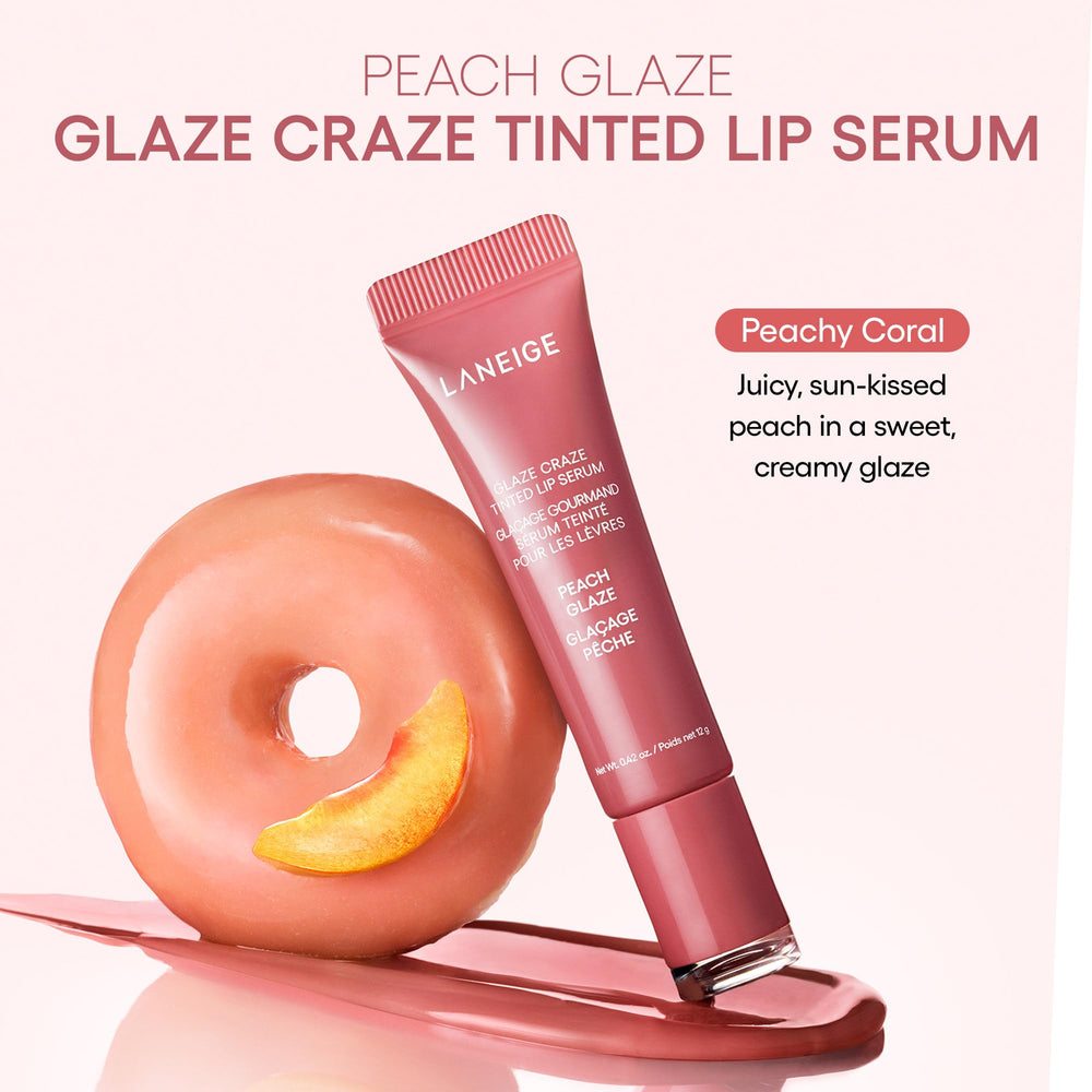 LANEIGE Blurred Skin & Glowy Lips Set in a clutch for touch-ups