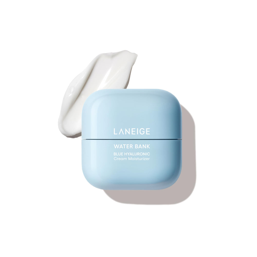 LANEIGE front jar showing product and sleek packaging benefits hydration