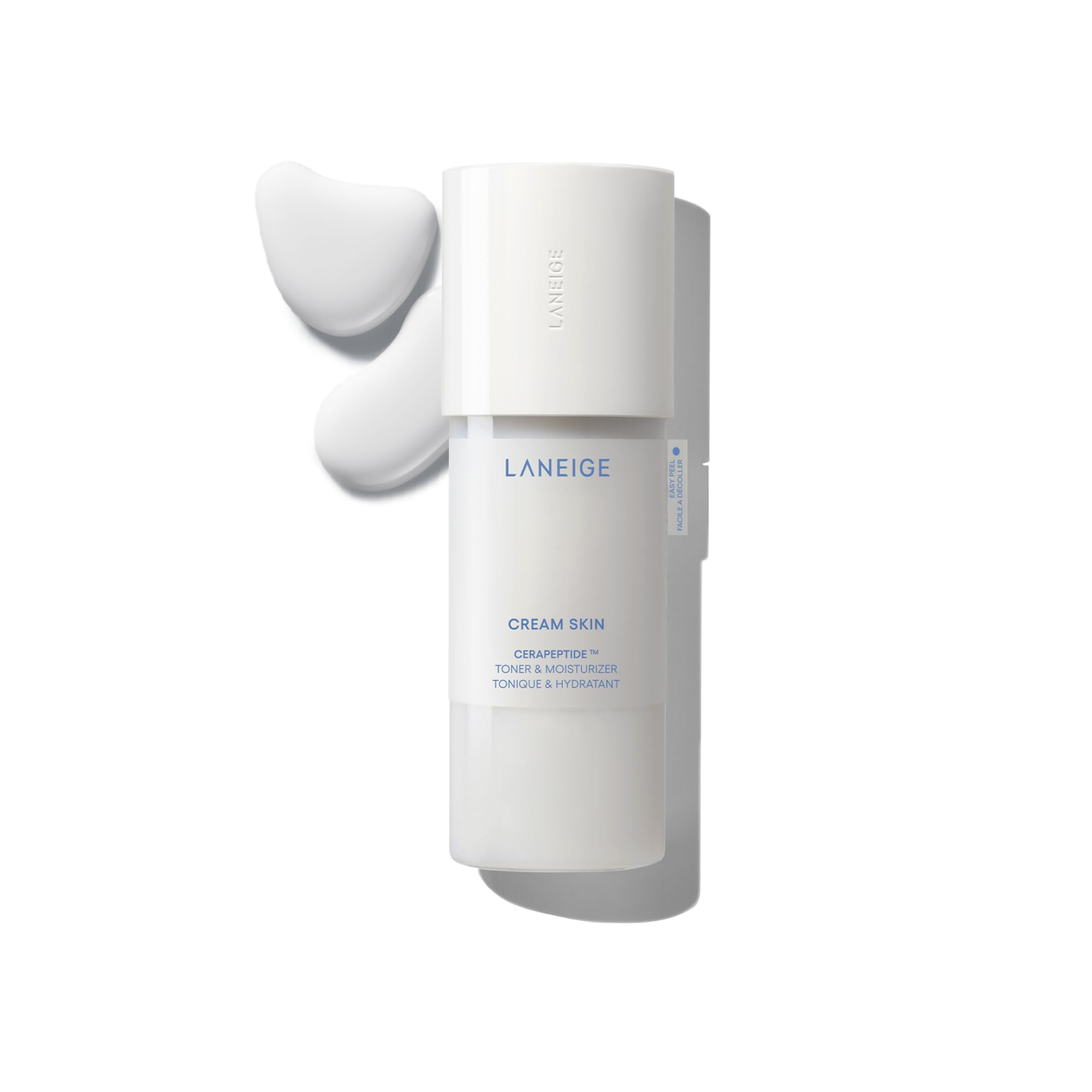 LANEIGE front packaging showing refillable bottle and sleek design benefit convenience
