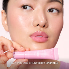 LANEIGE closeup of serum texture highlighting glossy, hydrating finish and nonsticky feel