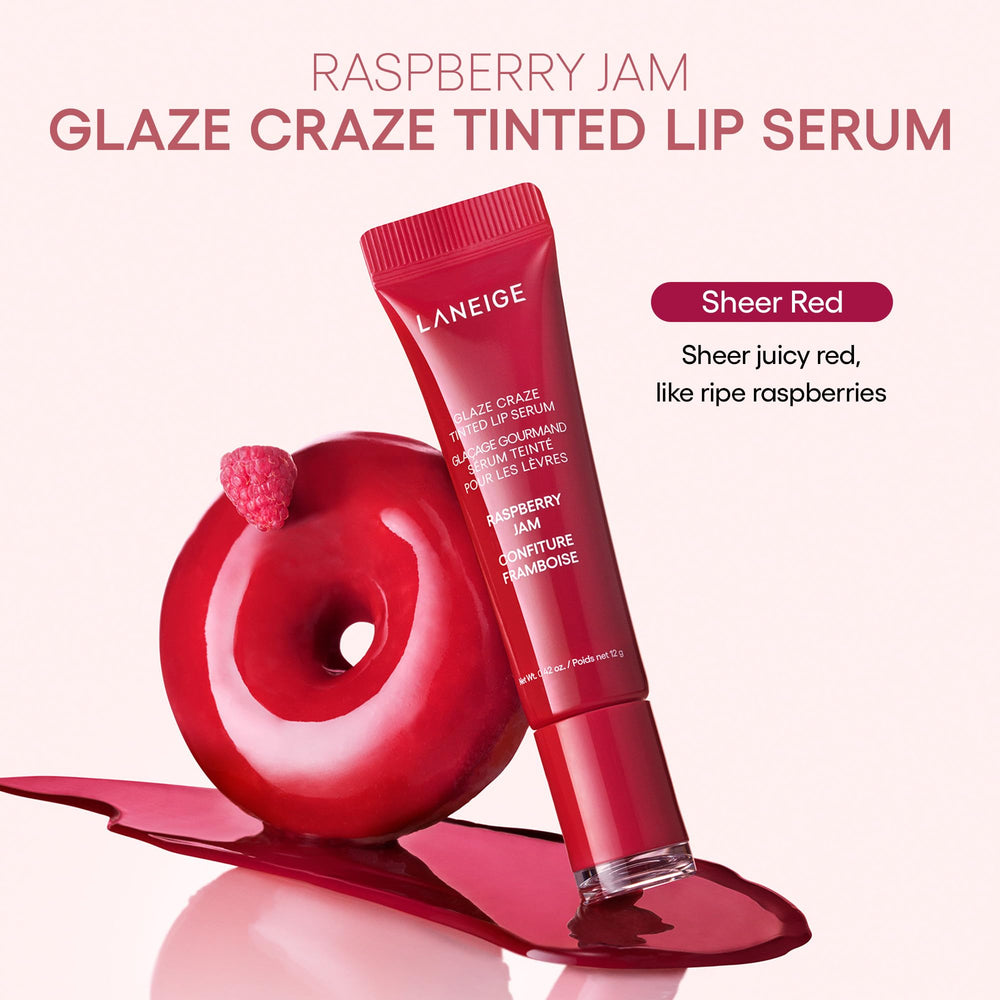 LANEIGE paired with lip liner demonstrating how to define and extend wear
