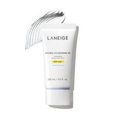 LANEIGE front packaging showing SPF 50+ protection and lightweight benefit