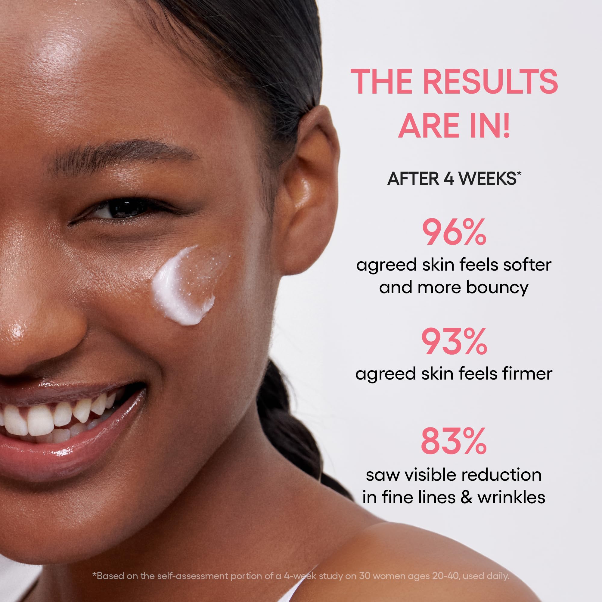 LANEIGE ingredients label close-up showing Peony & Collagen Complex details