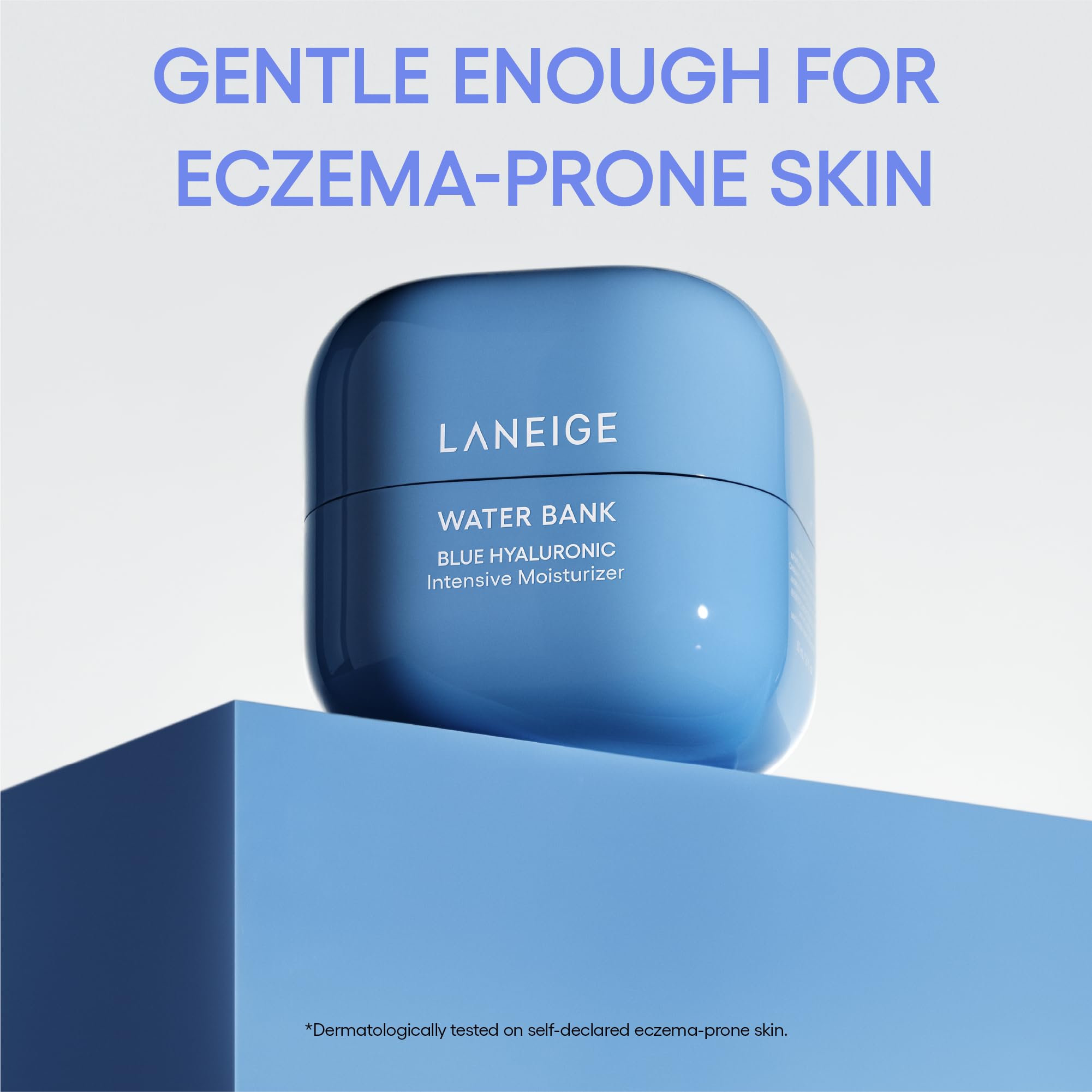 LANEIGE mini on bathroom shelf illustrating easy routine integration benefit