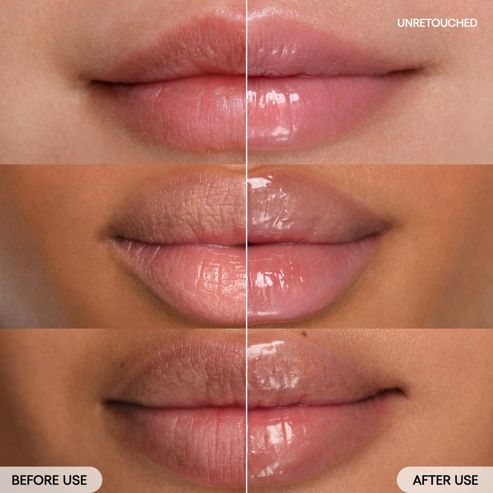 LANEIGE cap removed revealing balm tip for easy direct application and portability