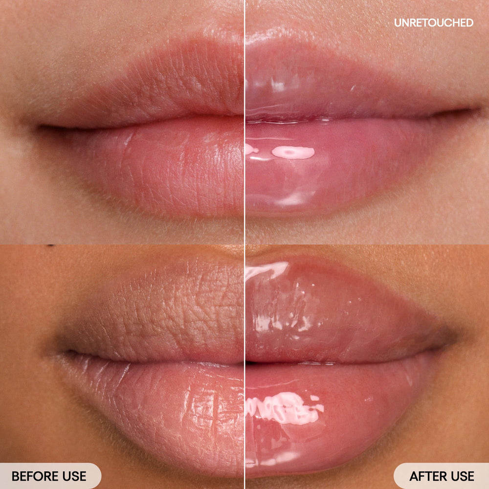 LANEIGE close-up of balm texture highlighting creamy shea and murumuru richness for smooth lips