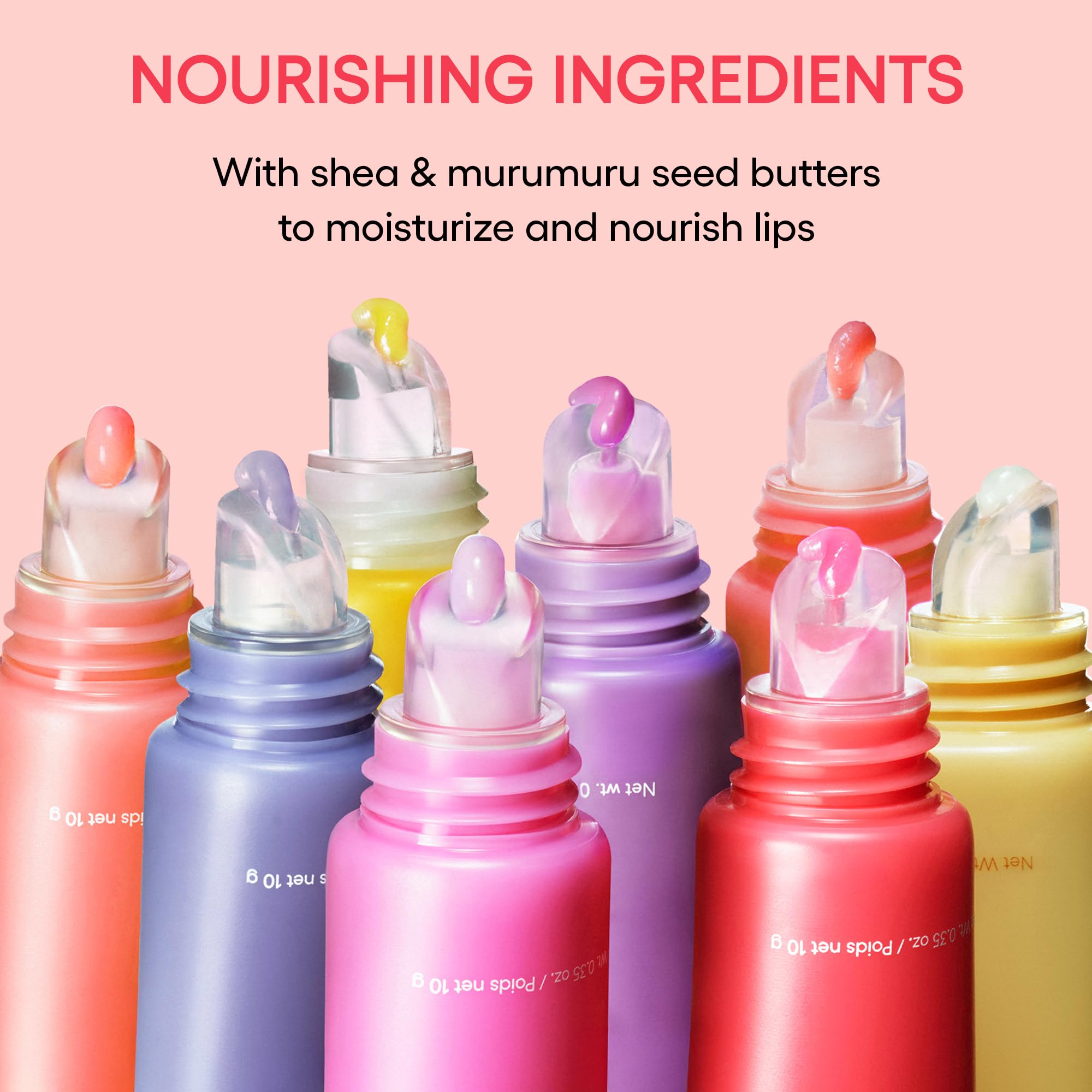 LANEIGE products in daytime outdoor scene showing on-the-go moisture and shine