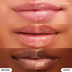 LANEIGE close-up of creamy lip mask texture demonstrating rich hydration
