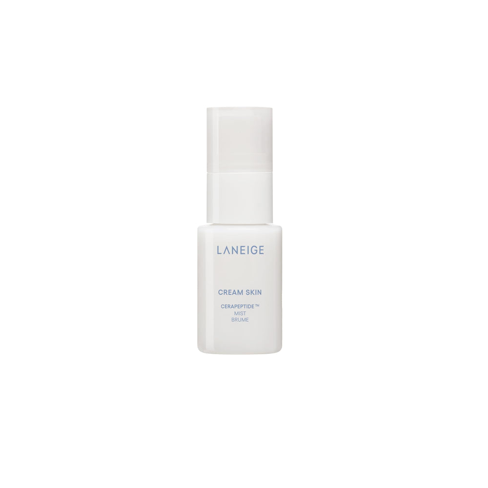 LANEIGE mini mist front packaging showing refillable travel bottle and branding for easy hydration
