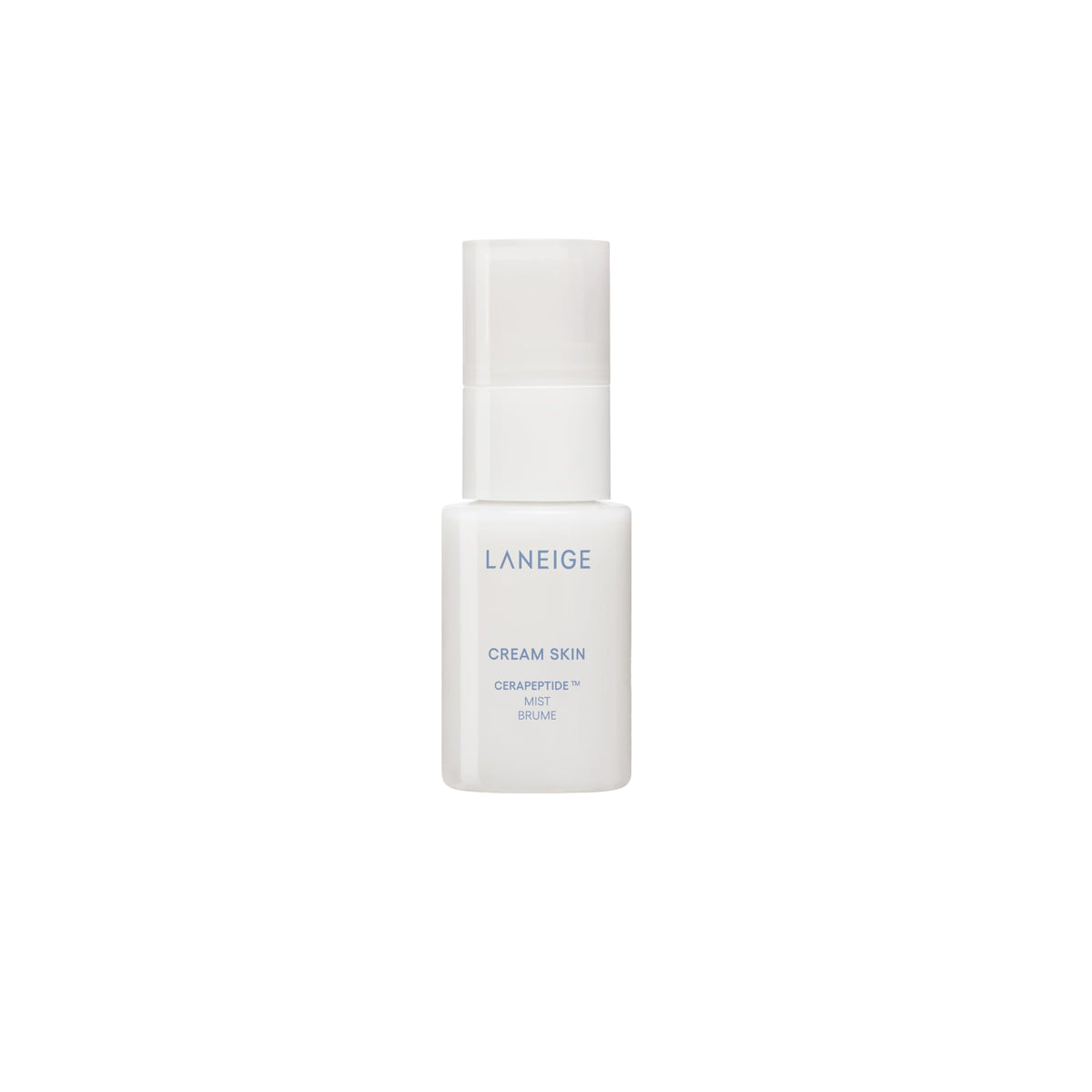 LANEIGE mini mist front packaging showing refillable travel bottle and branding for easy hydration