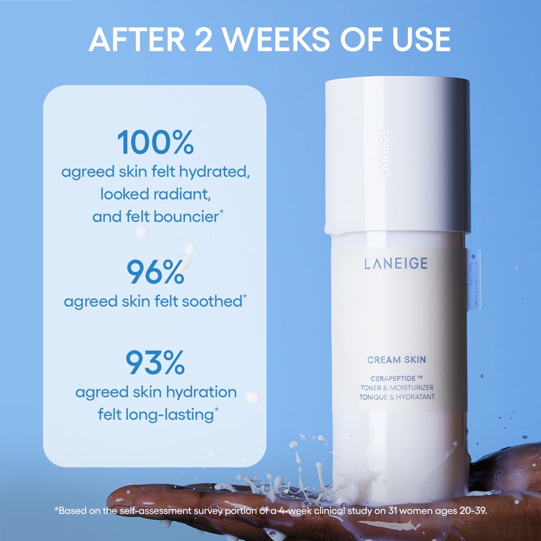 LANEIGE mini mist beside passport and sunglasses illustrating travel-friendly, leak-proof hydration