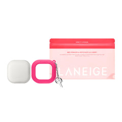 LANEIGE front packaging showing compact and sleeve for effortless portability