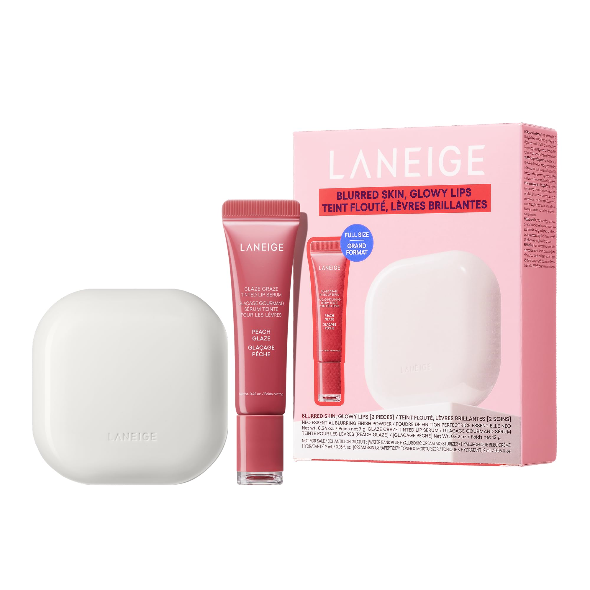 LANEIGE Neo Blurring Powder front packaging showing compact convenience