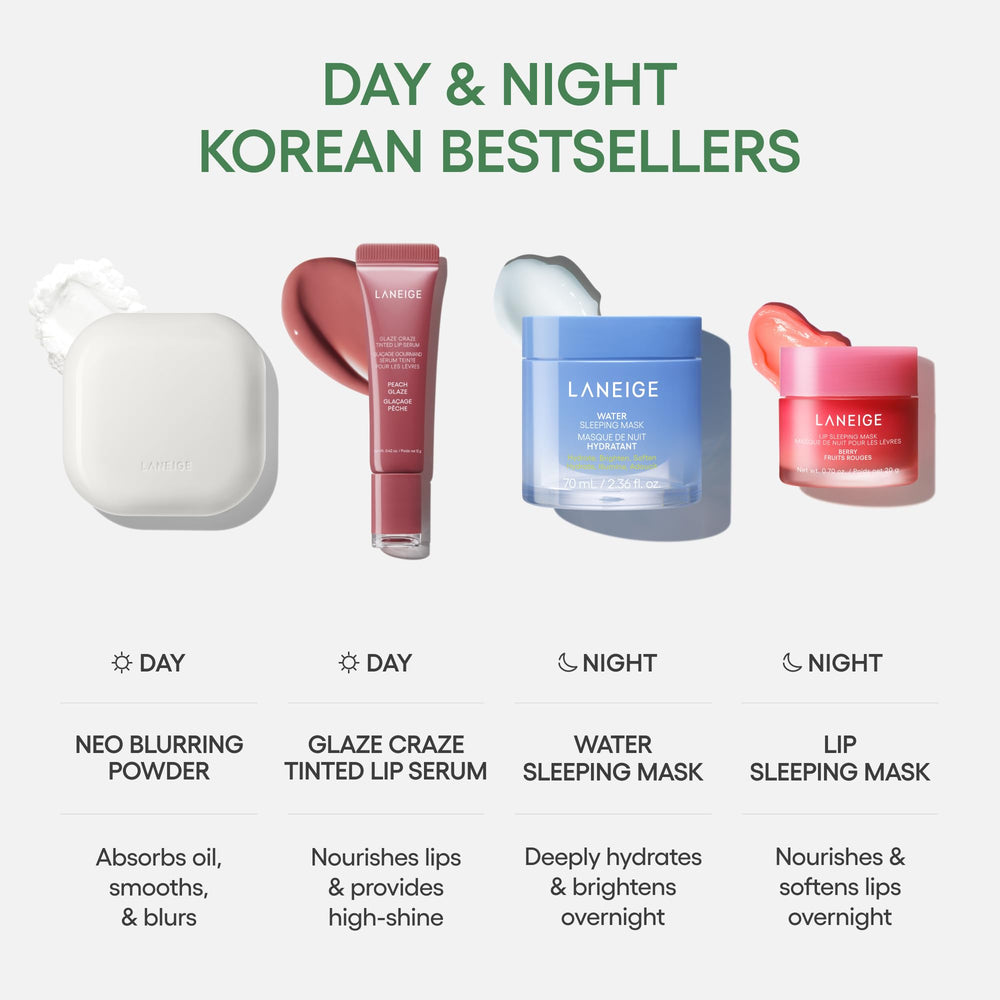 LANEIGE compact inside a handbag for on-the-go touch-ups and convenience