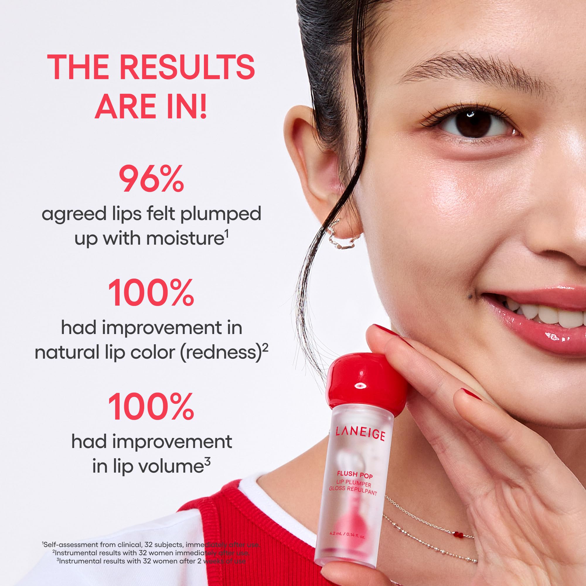 LANEIGE product label visible to highlight ingredient-focused formula
