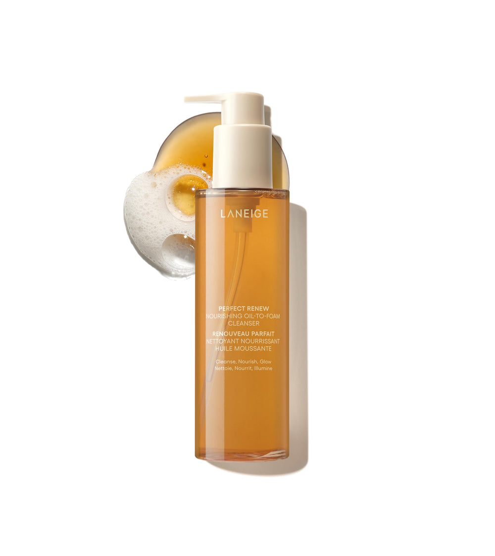LANEIGE front packaging showing cleanser and calming benefit