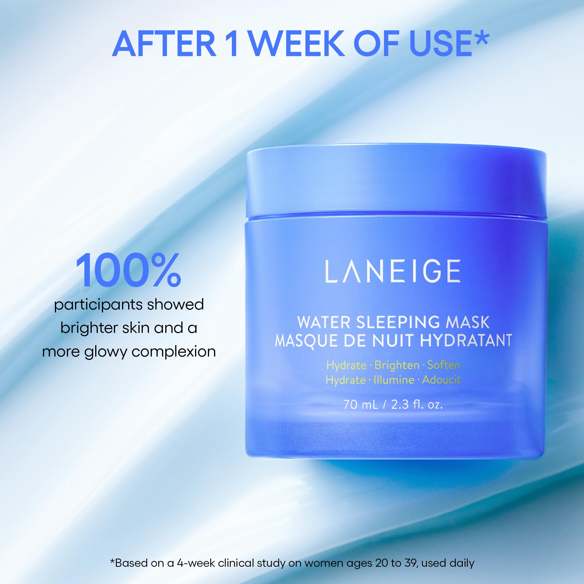 LANEIGE products in hand for size comparison showing travel-friendly portioning