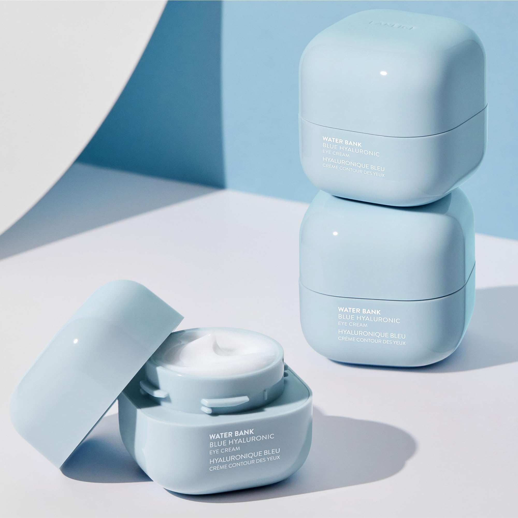 LANEIGE size comparison with coin showing portable jar and travel-friendly benefit