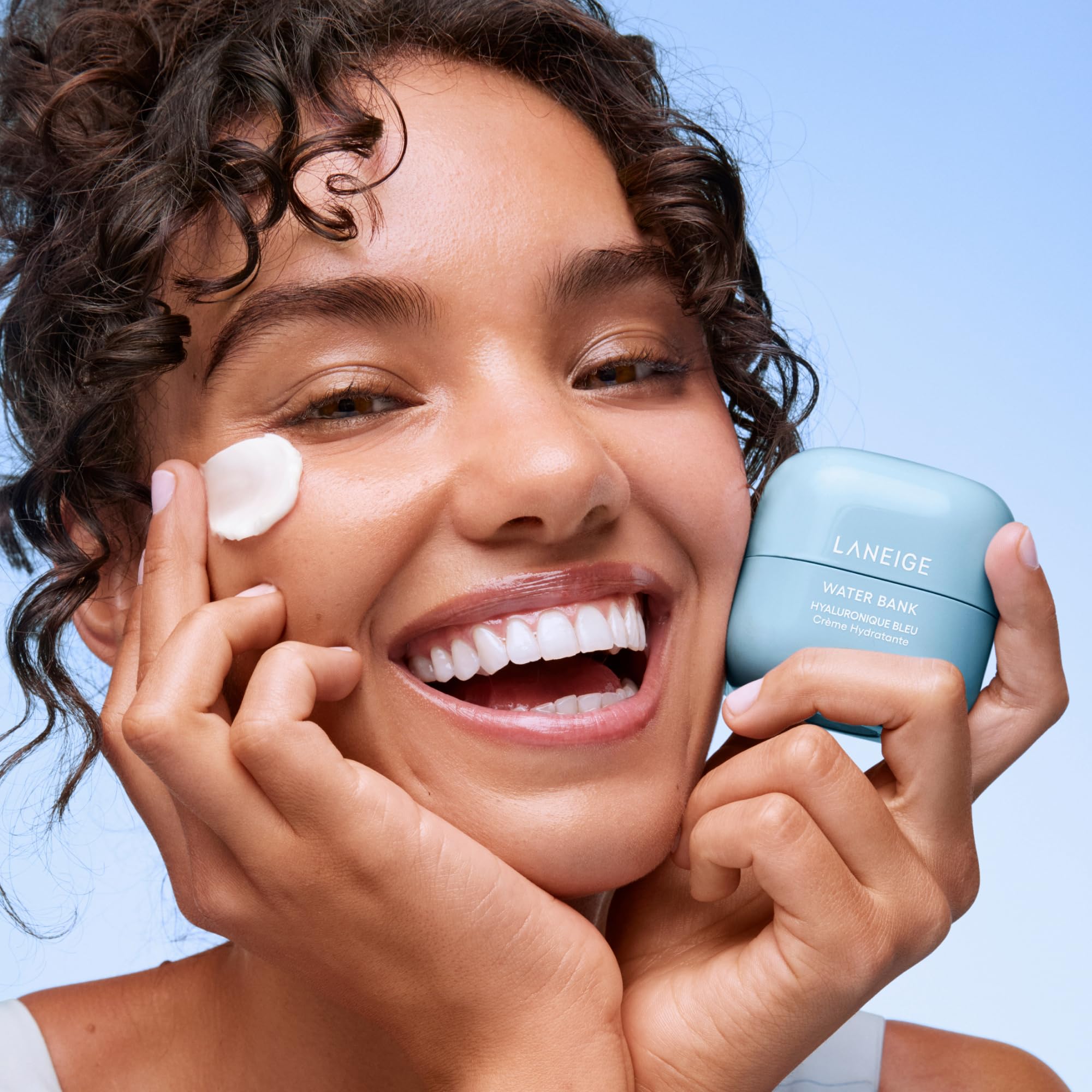 LANEIGE sustainable packaging detail highlighting refill mechanism and waste reduction benefit