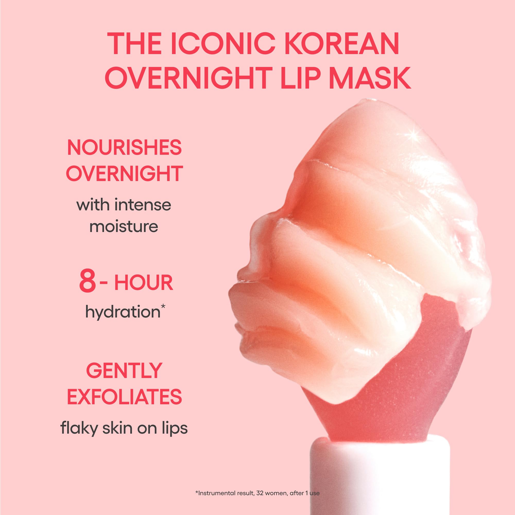 LANEIGE cream texture on finger showing smooth hydrating consistency