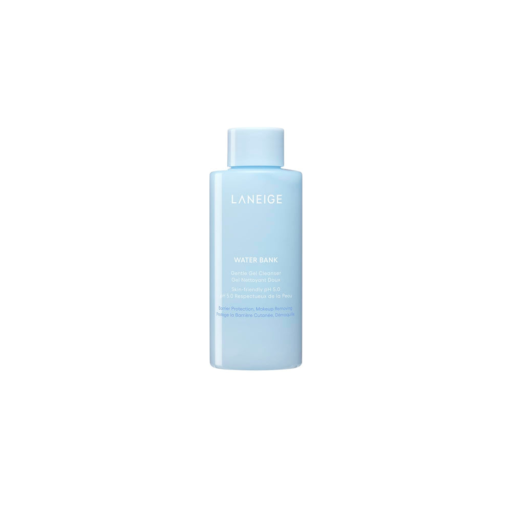 LANEIGE front packaging showing mini gel cleanser and benefits