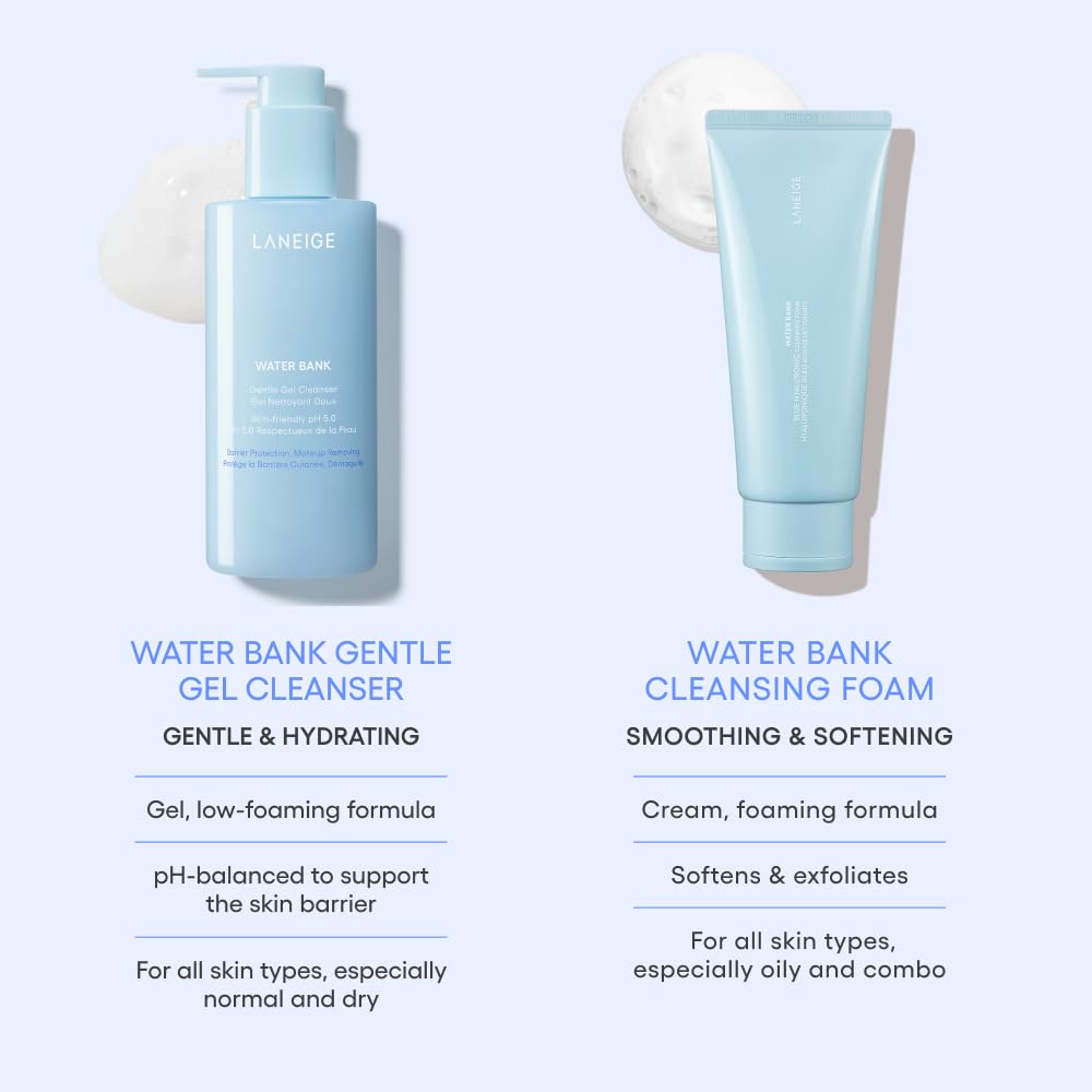 LANEIGE applying gel to wet skin to remove light makeup efficiently