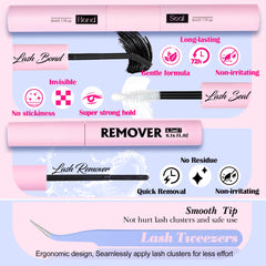 Lanflower bond-seal dual provides secure, waterproof lash adhesion