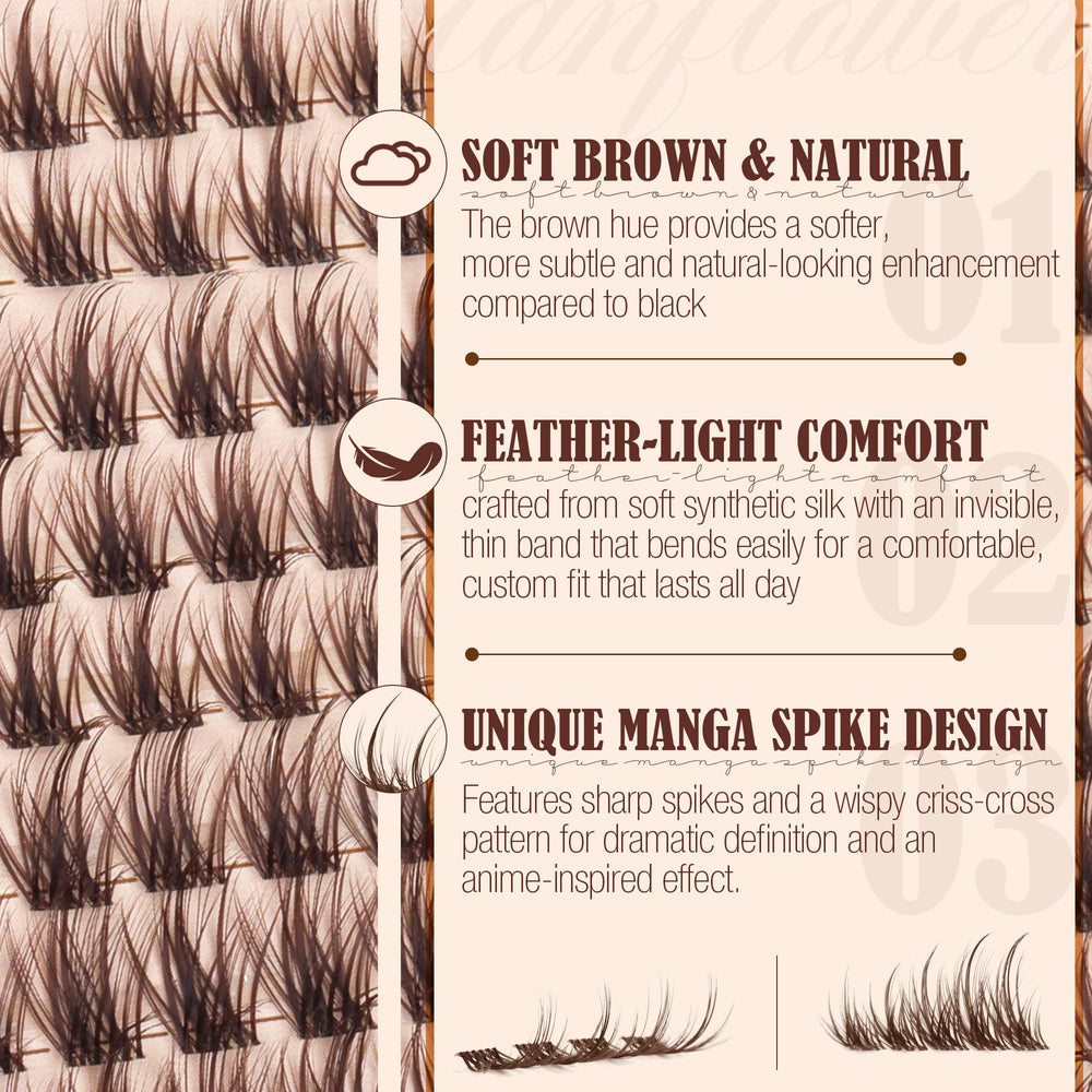 Lanflower at-home lash-look kit enables salon-like results.