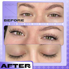 LANFLOWER lash clusters natural lightweight design for all-day comfort.