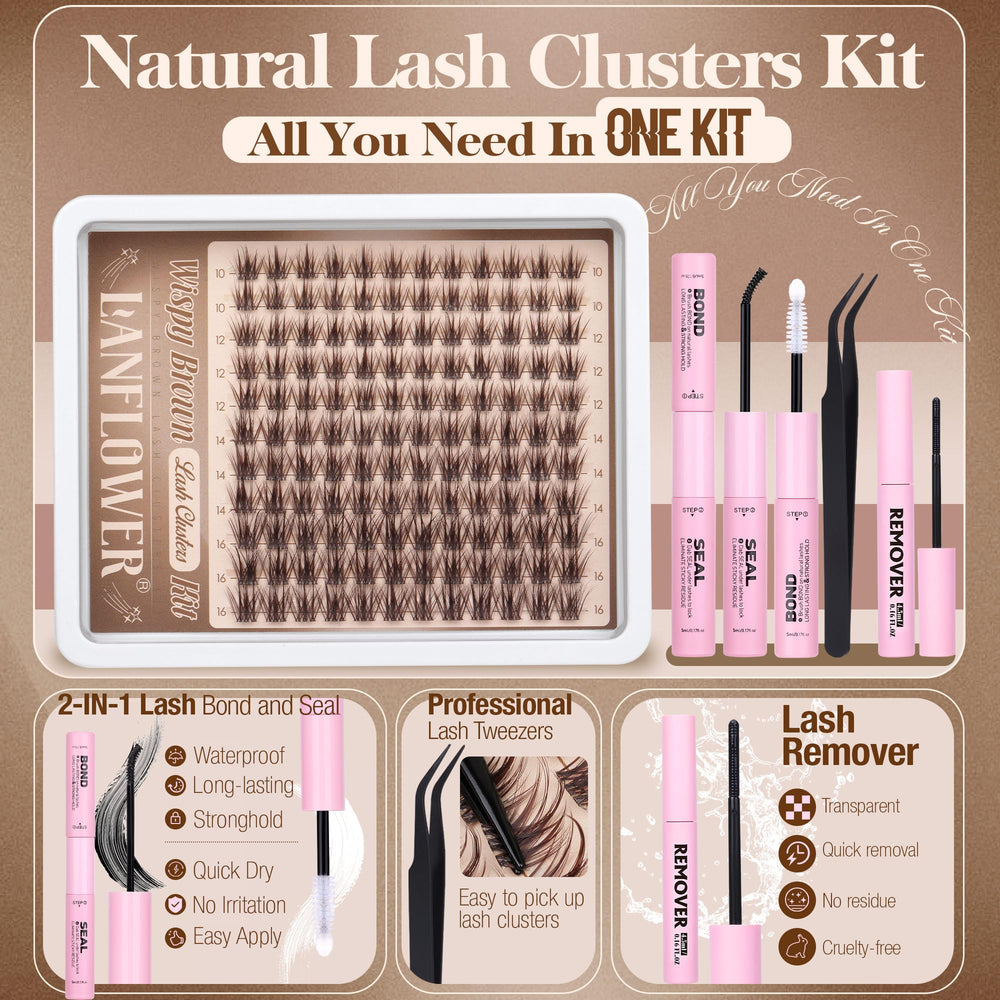 Lanflower natural-look clusters provide versatile day-to-night wear.